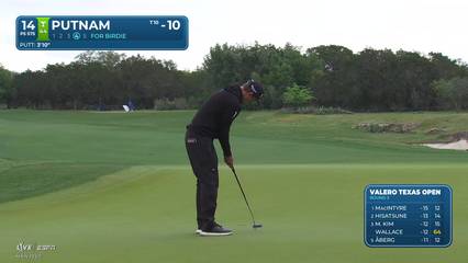 Andrew Putnam | Round 3 | 14th hole | Shot 4 | 2026 Valero
