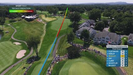 Keegan Bradley | Round 4 | 2nd hole | Shot 1 | 2025 Travelers