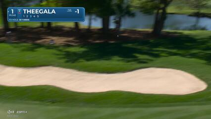 Sahith Theegala | Round 2 | 1st hole | Shot 3 | 2025 Valspar