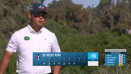 Si Woo Kim | Round 4 | 7th hole | Shot 4 | 2026 Farmers