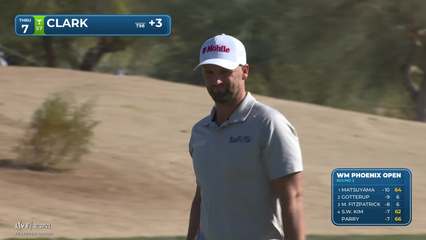 Wyndham Clark | Round 2 | 7th hole | Shot 3 | 2026 WM Phoenix Open