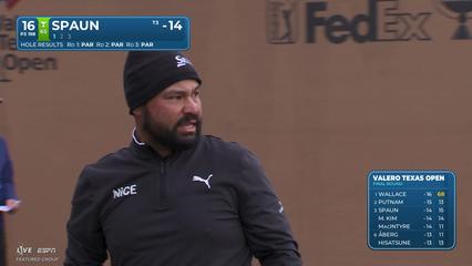 J.J. Spaun | Round 4 | 16th hole | Shot 1 | 2026 Valero