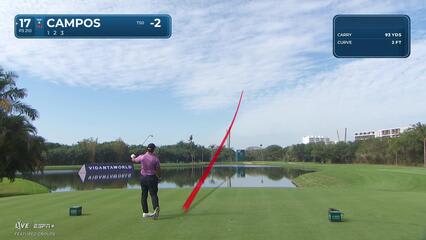 Rafael Campos | Round 2 | 17th hole | Shot 1 | 2025 Mexico Open