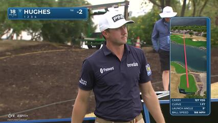 Mackenzie Hughes | Round 1 | 18th hole | Shot 1 | 2025 The American Express