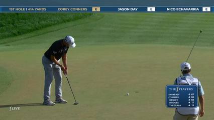 Corey Conners | Round 1 | 1st hole | Shot 3 | 2026 THE PLAYERS
