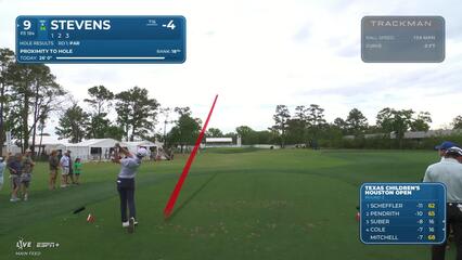Sam Stevens | Round 2 | 9th hole | Shot 1 | 2025 Houston Open