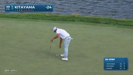 Kurt Kitayama | Round 4 | 17th hole | Shot 4 | 2025 3M Open