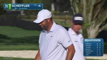 Scottie Scheffler | Round 3 | 15th hole | Shot 4 | 2026 Arnold Palmer
