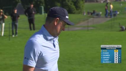 Justin Rose | Round 3 | 1st hole | Shot 4 | 2026 Farmers