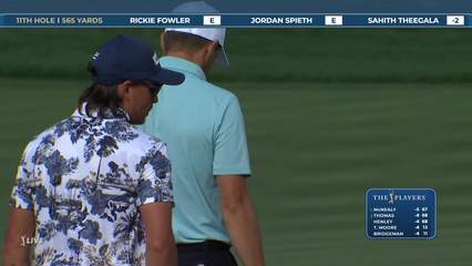 Jordan Spieth | Round 1 | 11th hole | Shot 4 | 2026 THE PLAYERS