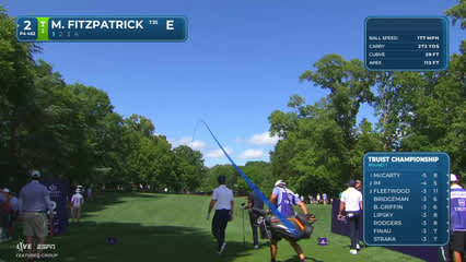 Matt Fitzpatrick | Round 1 | 2nd hole | Shot 1 | 2026 Truist Championship