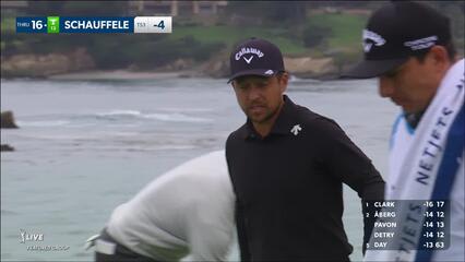 Xander Schauffele | 2024 AT&T Pebble Beach | Round 3 | 7th hole | Shot 3
