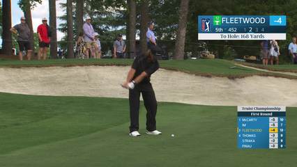 Tommy Fleetwood | Round 1 | 5th hole | Shot 2 | 2026 Truist Championship