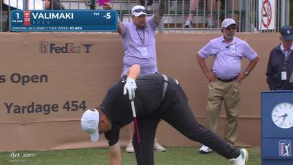Sami Valimaki | Round 3 | 1st hole | Shot 1 | 2026 Valero