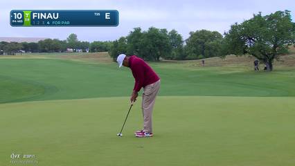 Tony Finau | Round 1 | 10th hole | Shot 4 | 2026 Valero