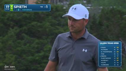 Jordan Spieth | Round 1 | 17th hole | Shot 3 | 2026 Valero