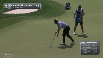 Cameron Young | Round 2 | 6th hole | Shot 3 | 2025 BMW Championship