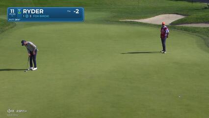 Sam Ryder | Round 1 | 11th hole | Shot 2 | 2025 Farmers