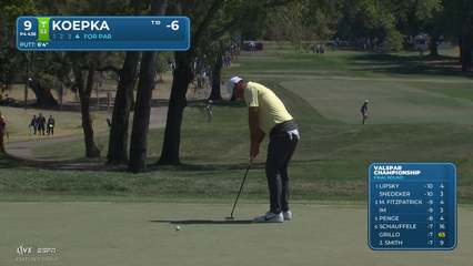 Brooks Koepka | Round 4 | 9th hole | Shot 4 | 2026 Valspar