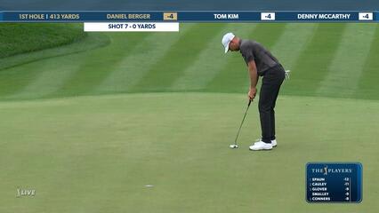 Daniel Berger | Round 4 | 1st hole | Shot 6 | 2025 THE PLAYERS