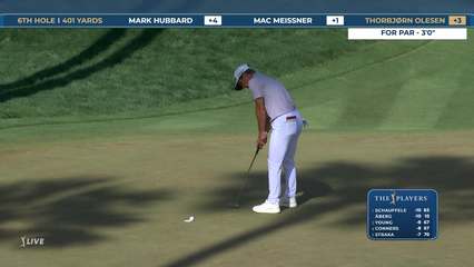 Thorbjørn Olesen | Round 2 | 6th hole | Shot 4 | 2026 THE PLAYERS