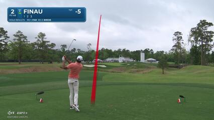 Tony Finau | Round 3 | 2nd hole | Shot 1 | 2025 Houston Open