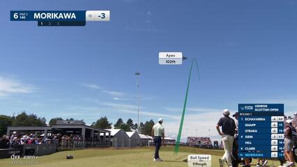 Collin Morikawa | Round 1 | 6th hole | Shot 1 | 2025 Genesis Scottish Open