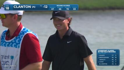 Luke Clanton | Round 4 | 18th hole | Shot 5 | 2025 Cognizant Classic