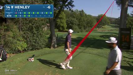 Russell Henley | Round 1 | 14th hole | Shot 1 | 2025 Procore