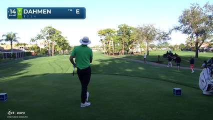 Joel Dahmen | Round 1 | 14th hole | Shot 1 | 2026 Cognizant Classic