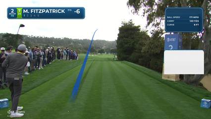 Matt Fitzpatrick | Round 2 | 2nd hole | Shot 1 | 2026 AT&T Pebble Beach