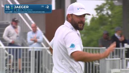 Stephan Jaeger | Round 2 | 18th hole | Shot 3 | 2025 Houston Open