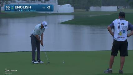 Harris English | Round 2 | 16th hole | Shot 4 | 2025 Houston Open