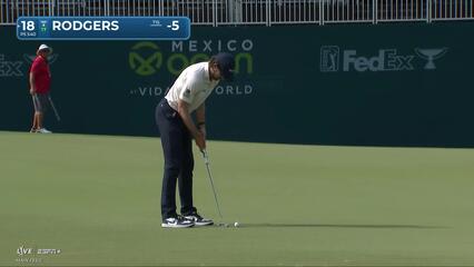 Patrick Rodgers | Round 2 | 18th hole | Shot 5 | 2025 Mexico Open