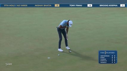 Akshay Bhatia | Round 1 | 17th hole | Shot 4 | 2026 THE PLAYERS