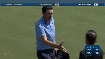 Keegan Bradley | Round 3 | 18th hole | Shot 4 | 2025 THE PLAYERS