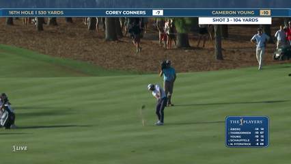 Cameron Young | Round 3 | 16th hole | Shot 3 | 2026 THE PLAYERS