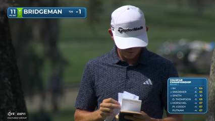 Jacob Bridgeman | Round 1 | 11th hole | Shot 1 | 2026 Valspar