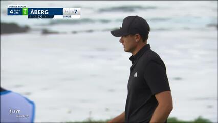 Ludvig Åberg | 2024 AT&T Pebble Beach | Round 2 | 4th hole | Shot 3