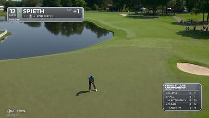 Jordan Spieth | Round 1 | 12th hole | Shot 3 | 2025 FedEx St. Jude