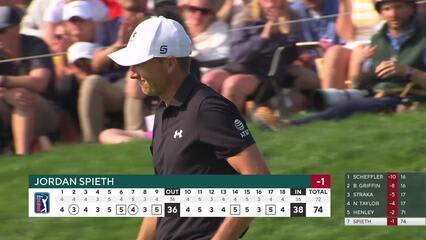 Jordan Spieth | Round 4 | 18th hole | Shot 4 | 2025 the Memorial