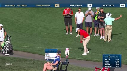 Thomas Detry | Round 2 | 11th hole | Shot 3 | 2025 THE PLAYERS