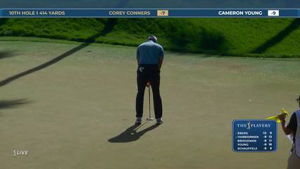 Corey Conners | Round 3 | 10th hole | Shot 5 | 2026 THE PLAYERS