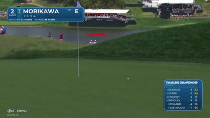 Collin Morikawa | Round 1 | 2nd hole | Shot 2 | 2025 Travelers