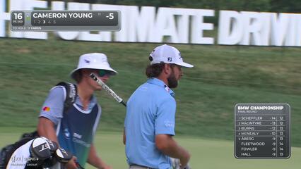 Cameron Young | Round 4 | 16th hole | Shot 3 | 2025 BMW Championship