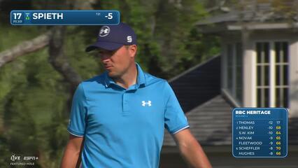 Jordan Spieth | Round 2 | 17th hole | Shot 3 | 2025 RBC Heritage