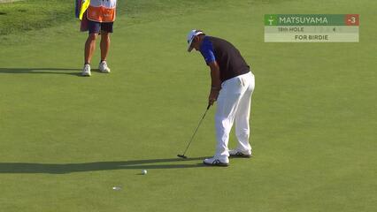 Hideki Matsuyama | Round 3 | 18th hole | Shot 5 | 2025 Farmers