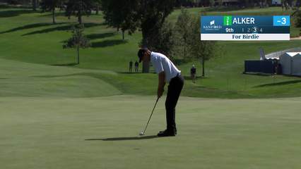 Steven Alker | Round 1 | 9th hole | Shot 4 | 2025 Sanford Int