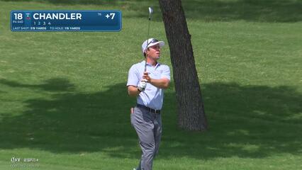 Will Chandler | Round 4 | 18th hole | Shot 2 | 2025 Charles Schwab
