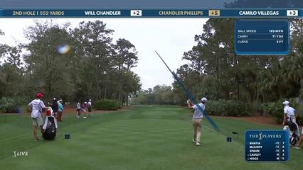 Chandler Phillips | Round 4 | 2nd hole | Shot 1 | 2025 THE PLAYERS